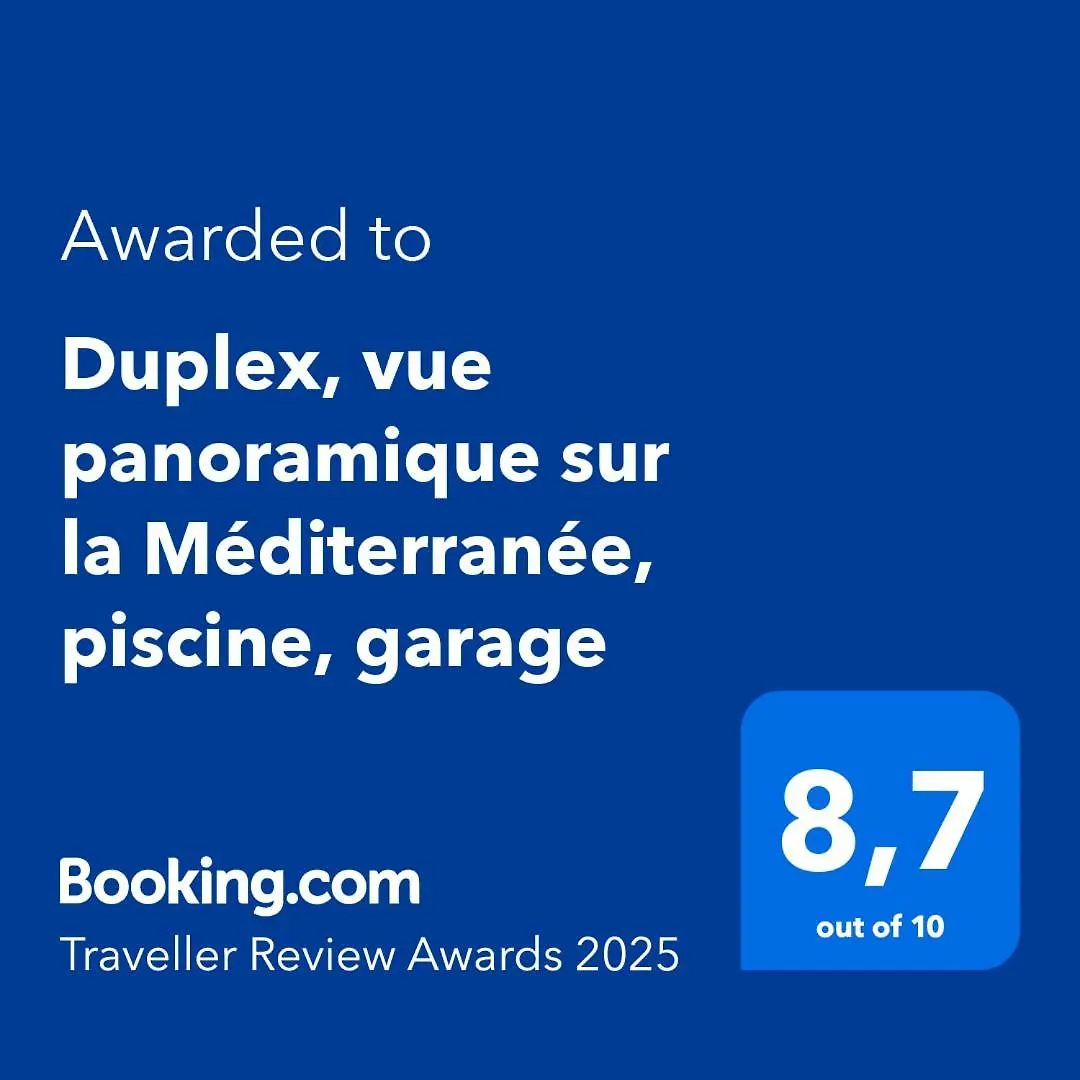 Duplex, Vue Panoramique Sur La Mediterranee, Piscine, Garage Saint-Raphaël